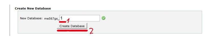 Mysql databases Phpmyadmin